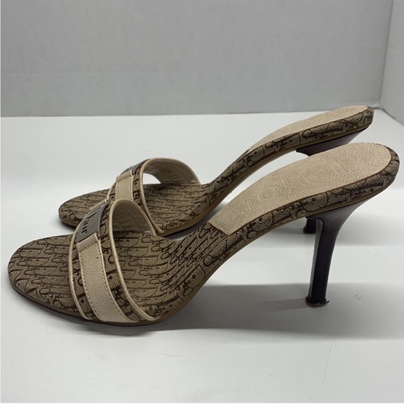 Christian Dior Open Toe Heels - Picture 2 of 5